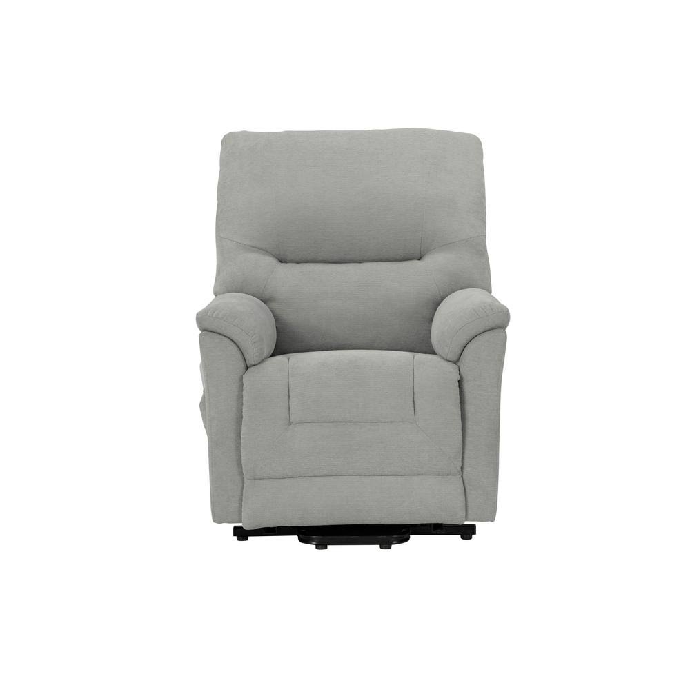 Lane Furniture Lucca 33x22 Fabric Recliner Power Lift Chair in Gray