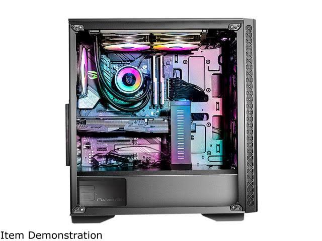 Deepcool Matrexx 50 Mid-Tower Case Tempered Glass Side and Front Panel with PSU