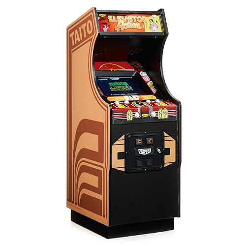 Numskull Quarter Arcades Teenage Mutant Ninja Turtles Collector's Edition Mini Arcade - 1/4 Scale Authentic Wooden Replica, Original ROM