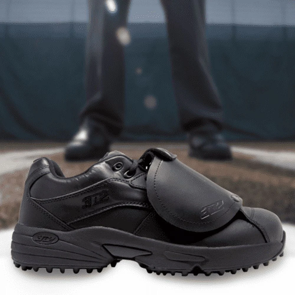 3N2 7345-99-105 Reaction Pro Plate Lo Umpire Shoes, Patent Leather - Size 10.5