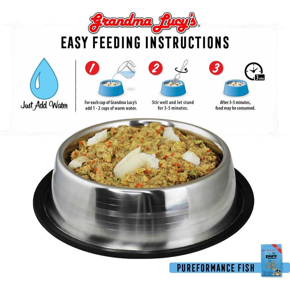 Grandma Lucy&amp;s Pureformance Grain-Free Fish Freeze Dried Dog Food - Pet Supplies online store