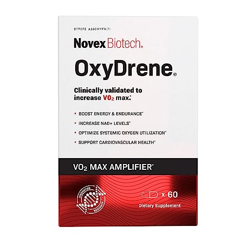 Novex Biotech Oxydrene NAD+ Enhancer - Natural Supplement Promoting Metabolism and Cardiovascular Support for Men and Women - (60 Capsules)