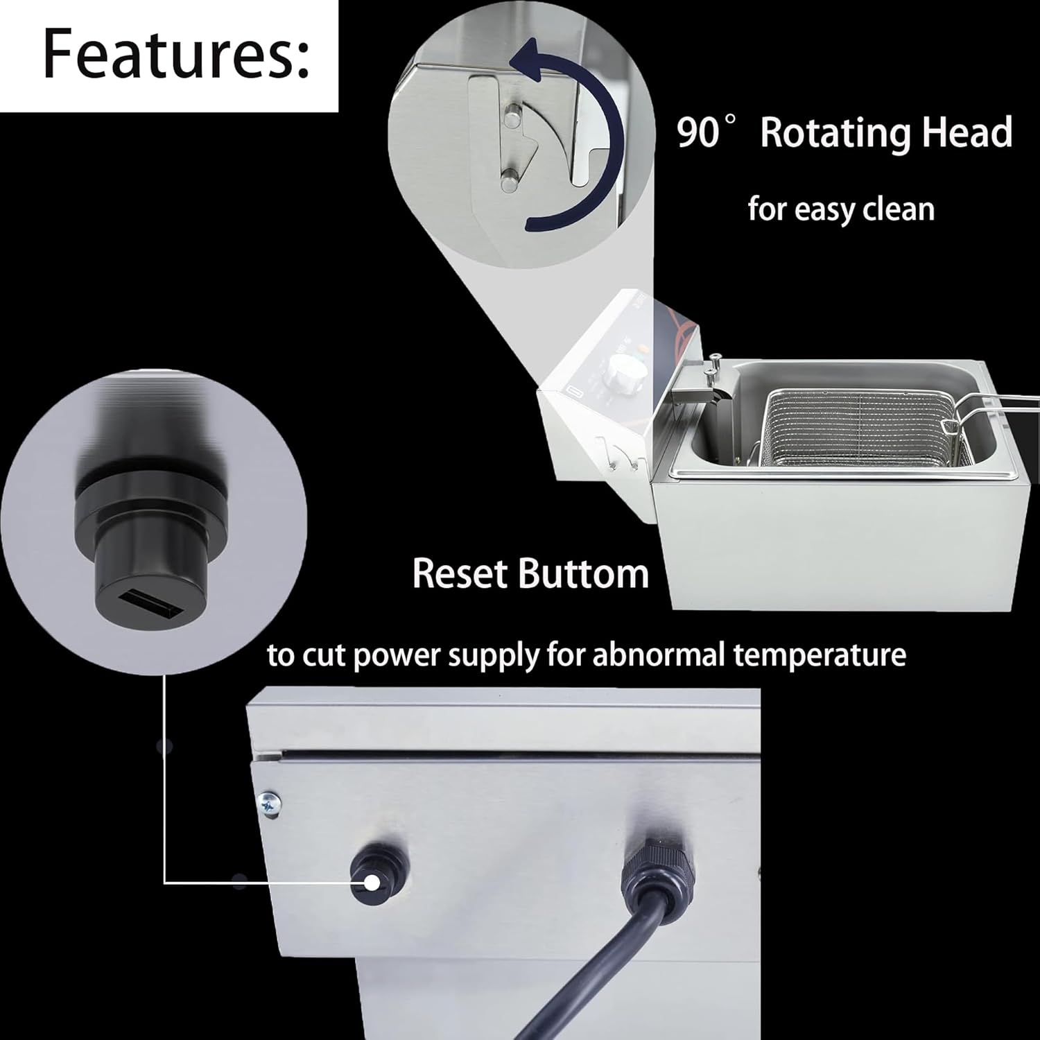 Commercial Electric Deep Fryer