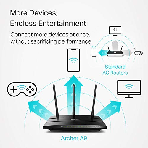 TP-Link Tri-Band BE9300 WiFi 7 Router (Archer BE550) - 6-Stream, Full 2.5G Ports w/ 6 Internal Antennas, Up to 2,000 Sq Ft