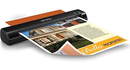 Epson WorkForce DS-40 Wireless Portable Document Scanner for PC and Mac, Sheet-fed, Mobile/Portable,Black