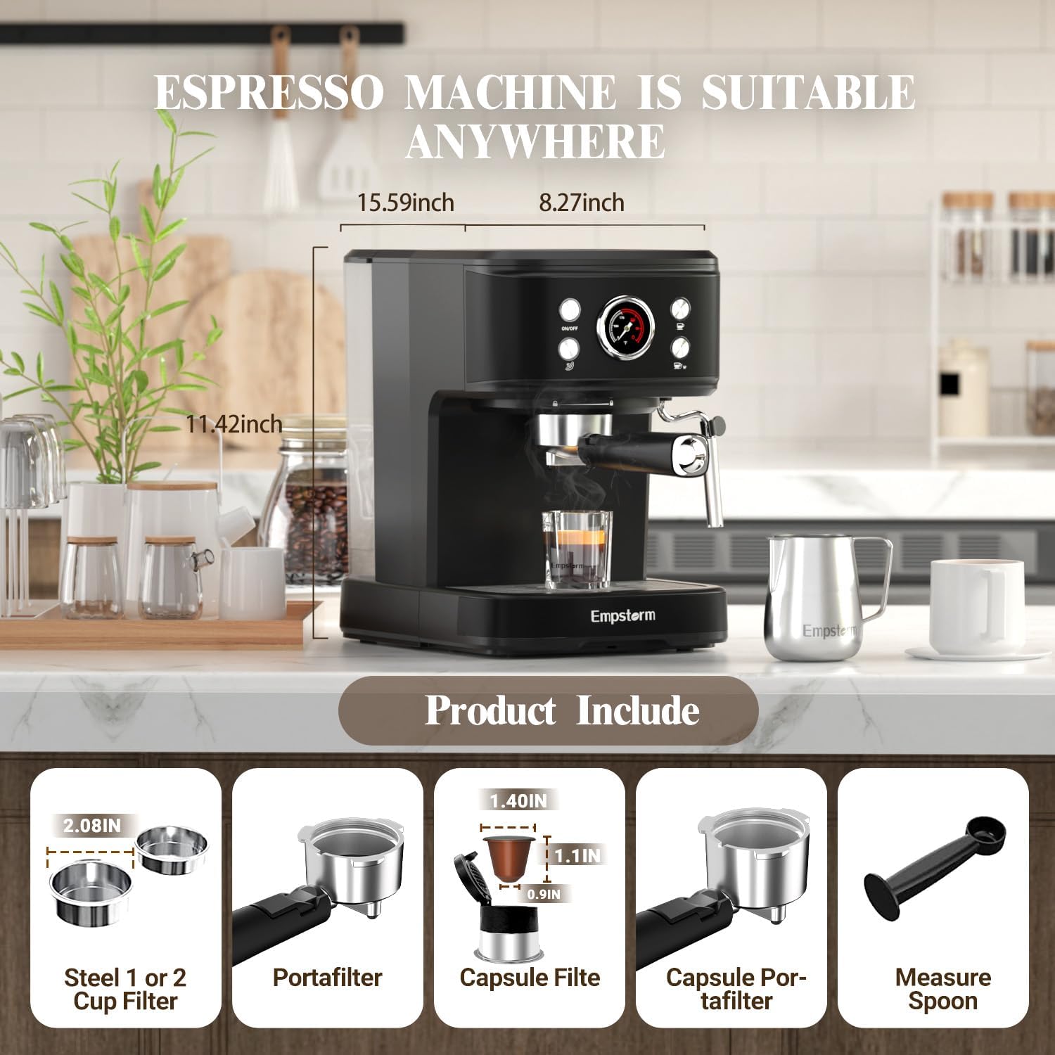Espresso Machine Latte Coffee Makers 20 Bar