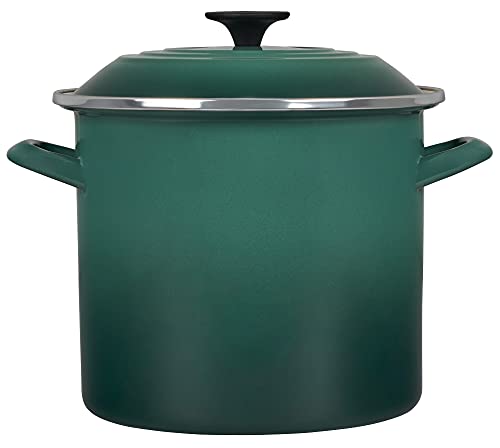 Le Creuset Enamel on Steel Stockpot, 10 qt., Olive