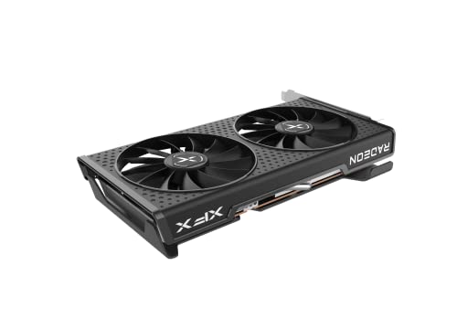 XFX Swift AMD Radeon RX 9060 XT OC Gaming Edition with 8GB GDDR6 HDMI 2xDP, AMD RDNA 4 RX 9060XT RX-96TSW8GBA