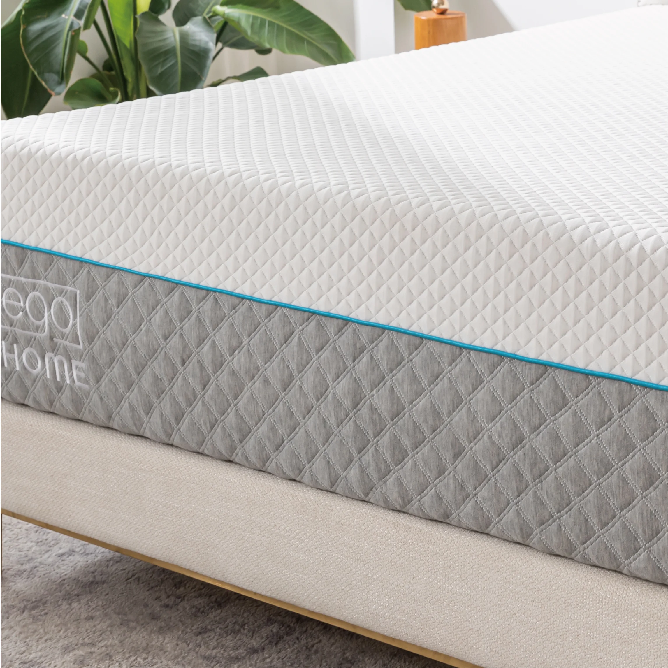 MLILY Ego Home 14 inch Queen Mattress in a Box, Gel Memory Foam Mattress, Medium