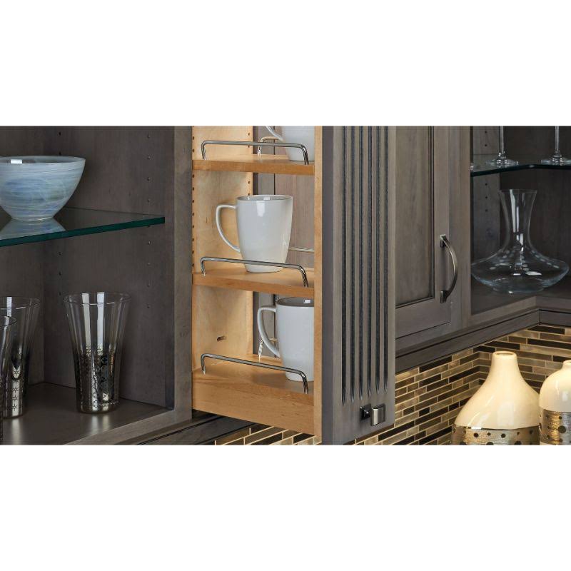 6 in. W x 30 in. H Pull-Out Between Cabinet Wall Filler