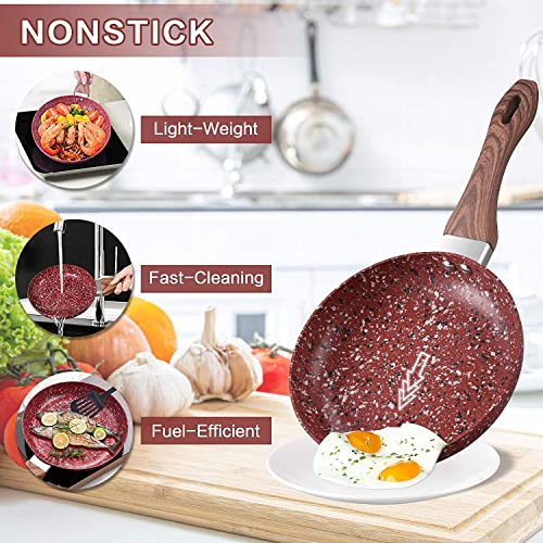 KOCH SYSTEME CS Nonstick Cookware Set - Saucepan and Frying Pans/Skillets Set, Induction Cooker Compatible