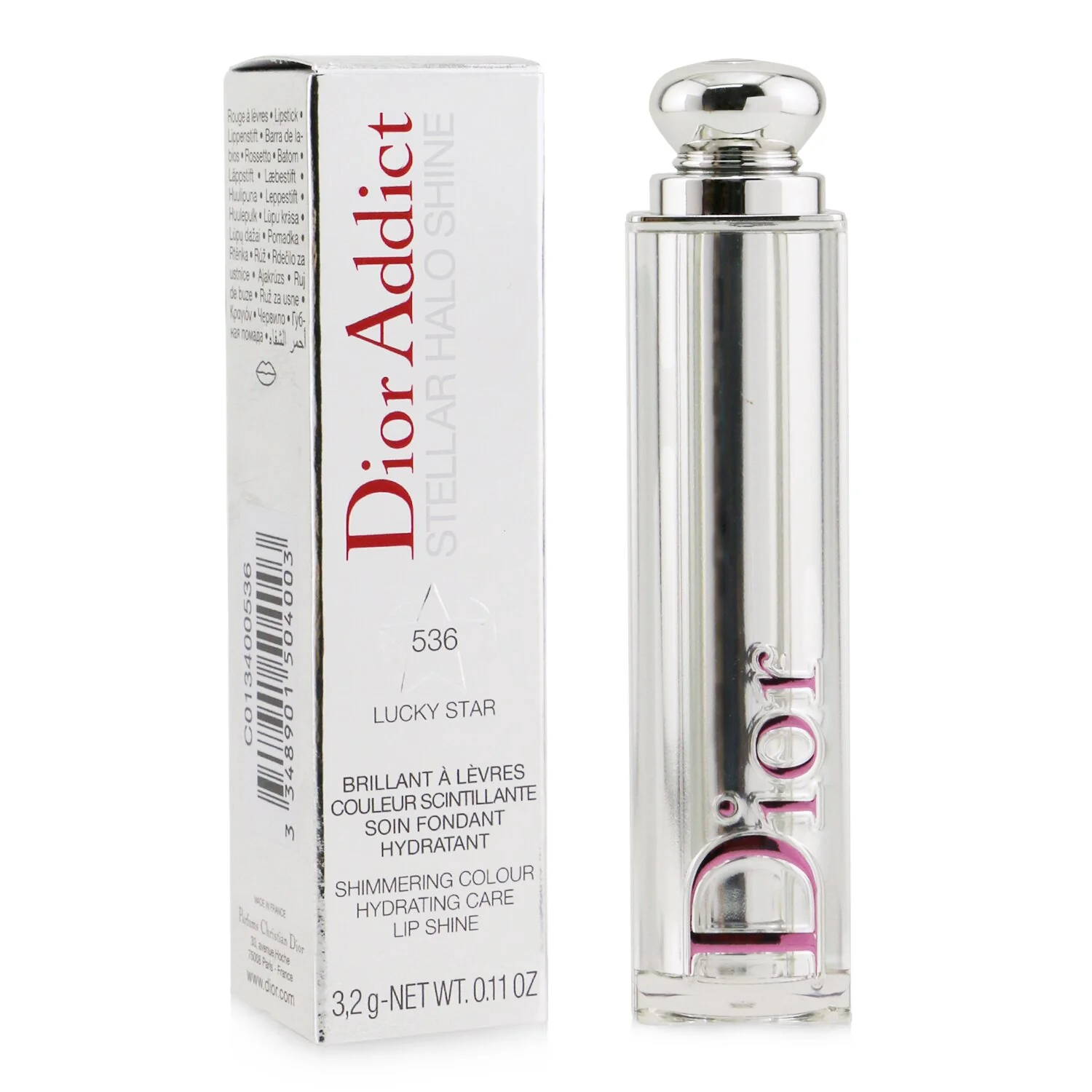 Christian Dior Dior Addict Stellar Halo Shine Lipstick - # 563 Adored Star  3.2g/0.11oz
