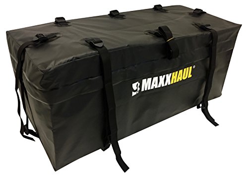 MaxxHaul Hitch Cargo Carrier - Aluminum Cargo Carrier with High Side Rails for RV's - 49' x 22.5' - 500-lb Load Capacity, Grey