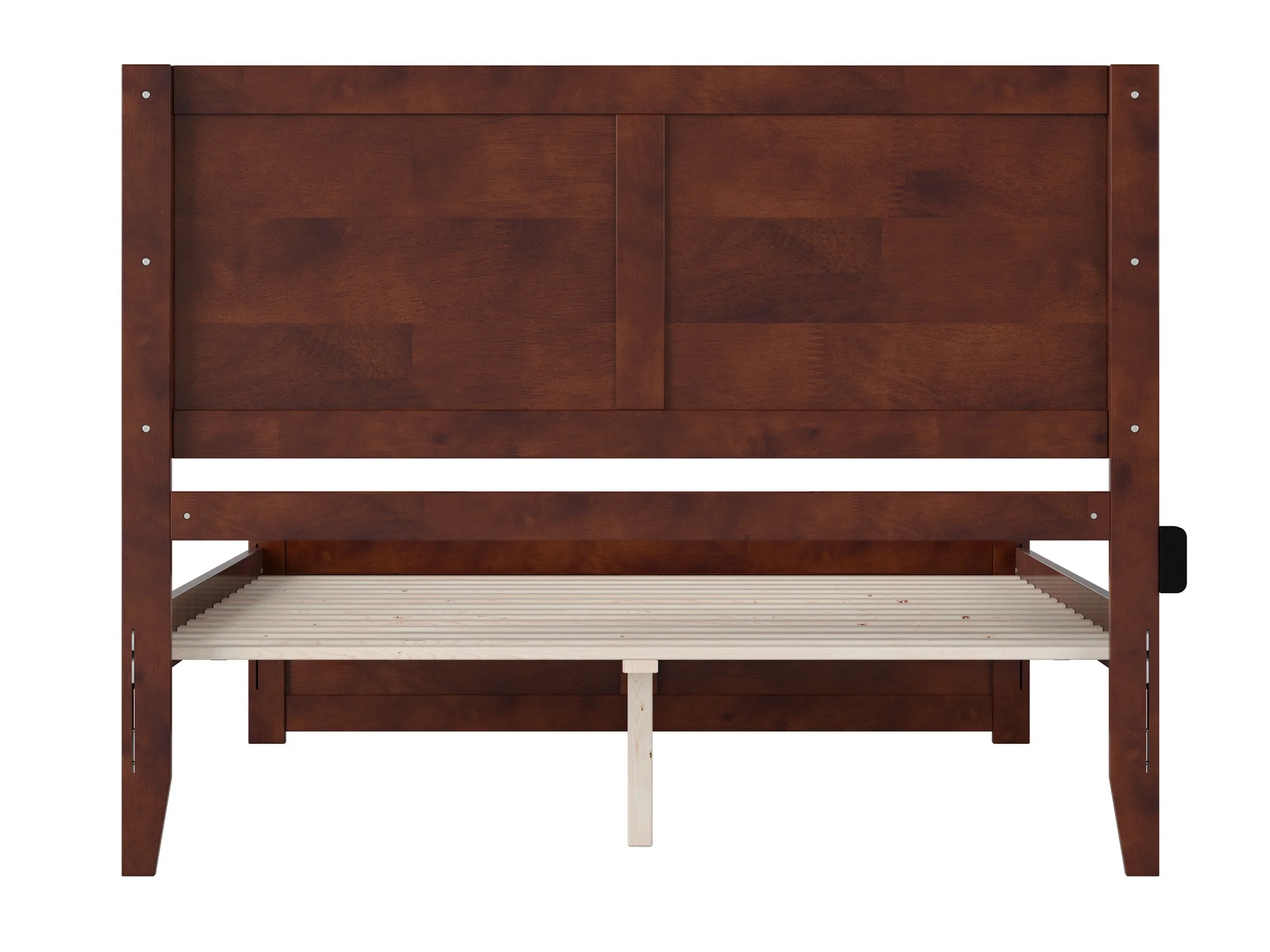 AFI Canyon Walnut Solid Wood Platform Bed with Matching Footboard, Queen