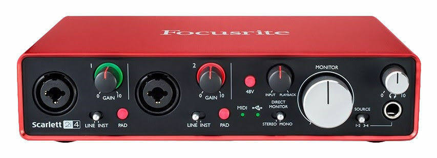 Focusrite Scarlett 2i4 2nd Generation Audio Interface