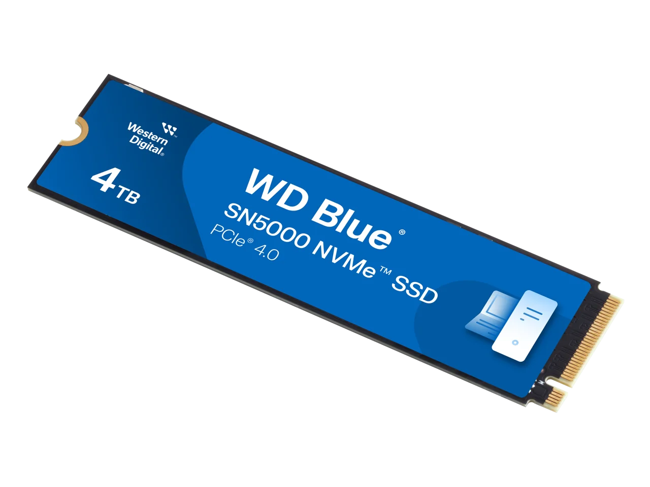 Western Digital 4TB WD Blue SN5000 NVMe Internal Solid State Drive - WDS400T4B0E-00BKY0