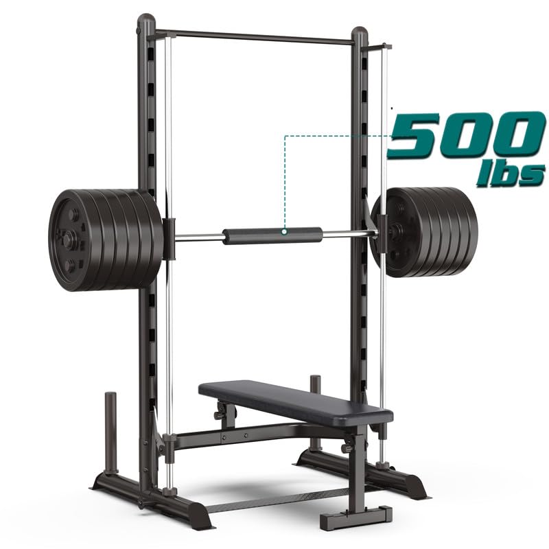 SincMill Squat Rack for Home Gym Bench Press bar Weight Bench Set for Home Gym Power Rack Machines S1000