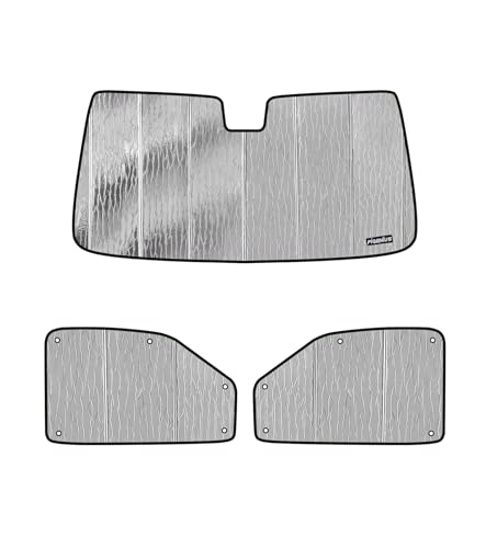 Window Sun Shade for 2011-2020 Toyota Sienna, Premium Folding Sunshade（Full Set