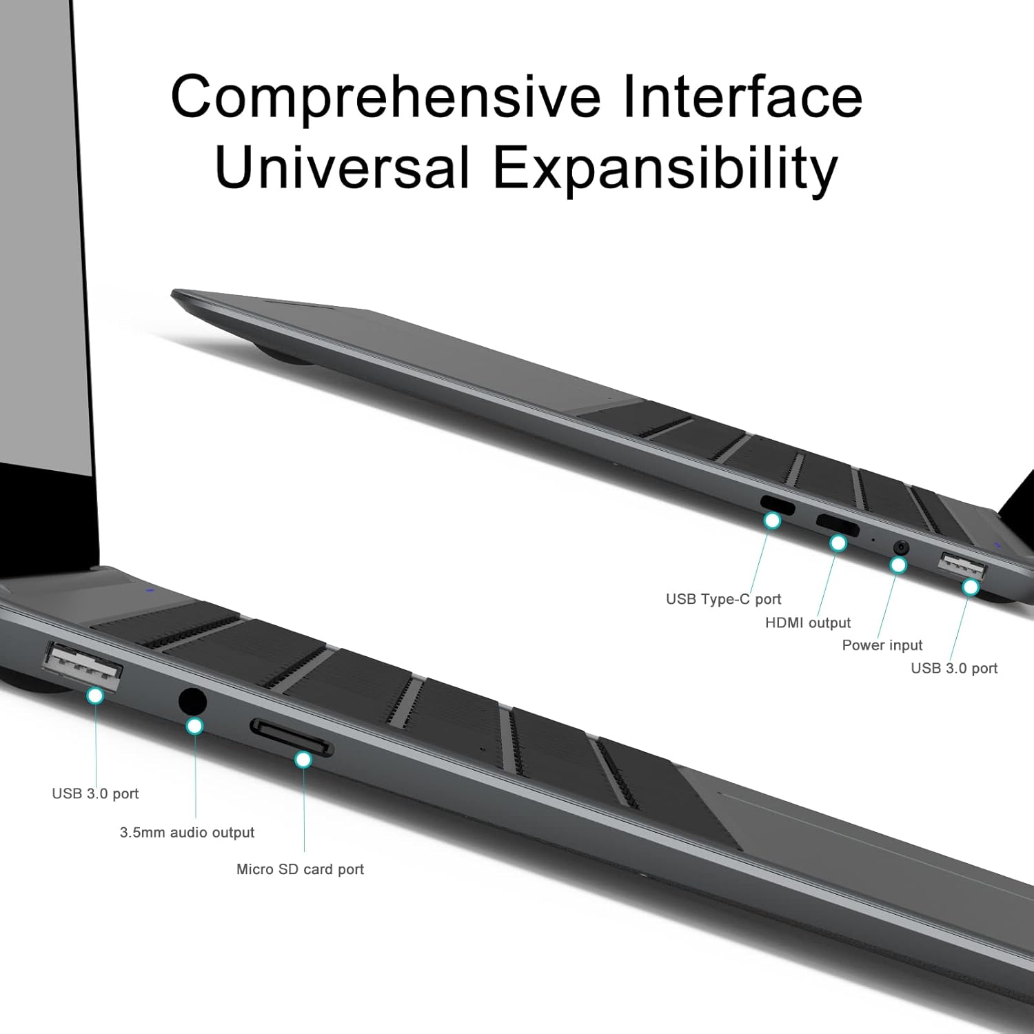 15.6 inch Laptop, up to 2.6GHz Quad core N4120 Processor, 8GB RAM,128GB ROM, 1920 x 1080 Full HD Display, 2MP Webcam