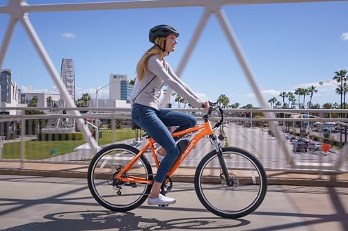 Jasion EB5 Electric Bike for Adults with Peak 500W Brushless Motor, 40Miles 20MPH Commuting Electric Mountain Bike with 360Wh Removable Battery