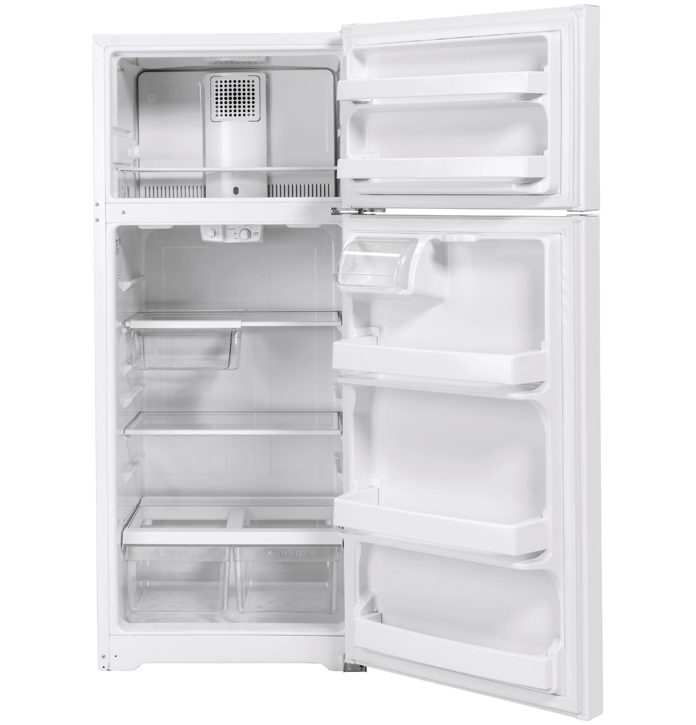 GE APPLIANCES GTS18HGNRWW  TOP FREEZER FREESTANDING REFRIGERATOR Black