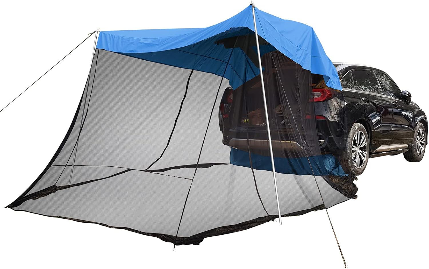 Travel Bird Car Rear Tent Awning Sun Shelter Portable Tent with Mosquito Net, SUV Waterproof Tents for Camping Outdoor Tent Hiking Travel