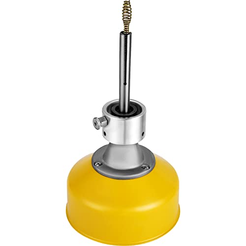 VEVOR 66 Ft x2/3 Cleaner Machine Electric Drain Auger with 2 Cables for 3/4" to 4" Pipes Power Spin with Autofeed Function & 6 Cutters