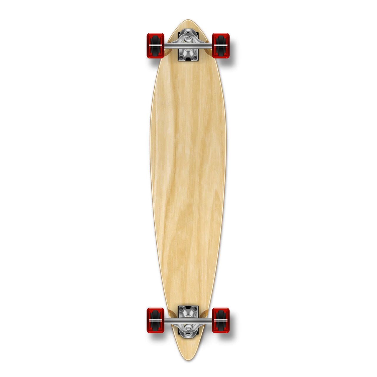 Yocaher Punked Stained Pintail Complete Longboard