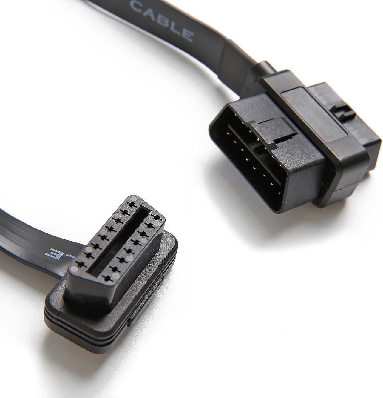 bbfly-A9 OBD II OBD2 16 Pin Splitter Extension 1x Male and 2X Female Extension Cable Adapter (2FT/60CM) (10 Pack) Pack of 2