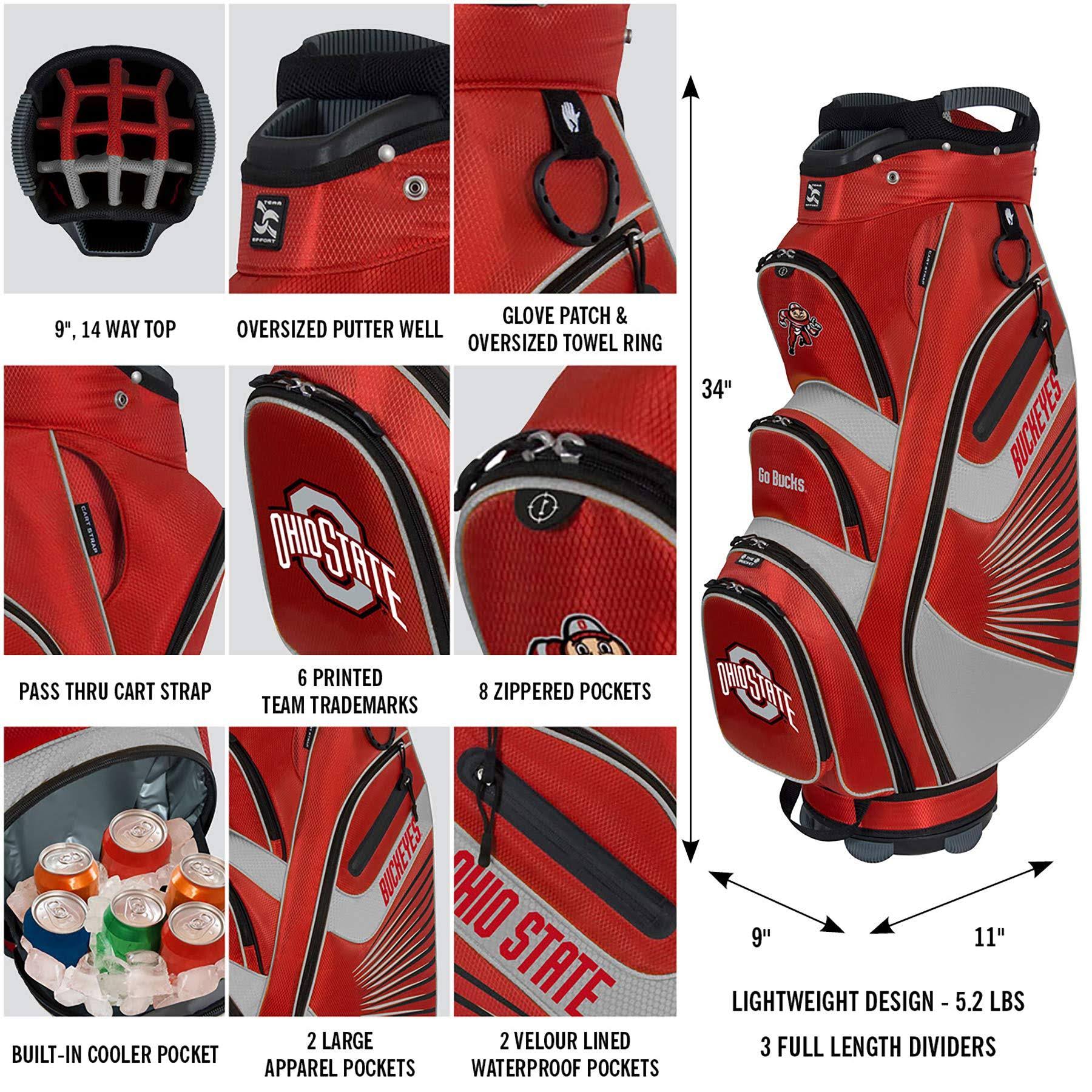 Team Effort Missouri Tigers The Bucket II Cooler Cart Bag