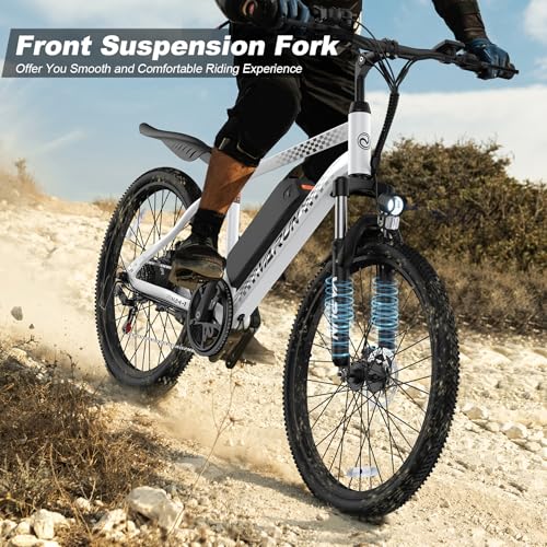 VARUN Electric Bike - Ebikes for Adults Peak 500W /750W 20MPH Commuter Ebike with 36V/48V 7.8AH Removable Battery, 24''
