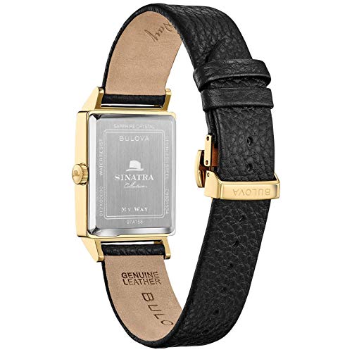 Bulova Men's Frank Sinatra My Way Leather Strap Watch