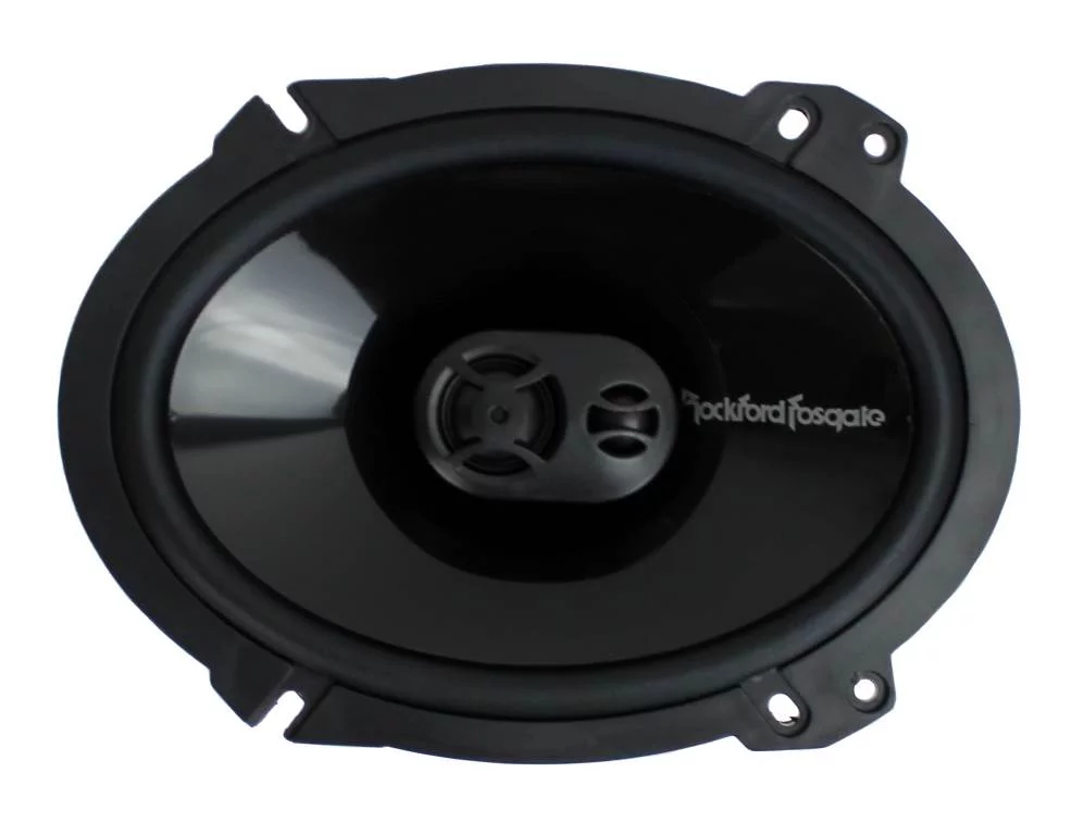Rockford Fosgate P1683 6x8" 260W 4-Ohm 3-Way Car Coaxial Speakers Audio, 4 Pack