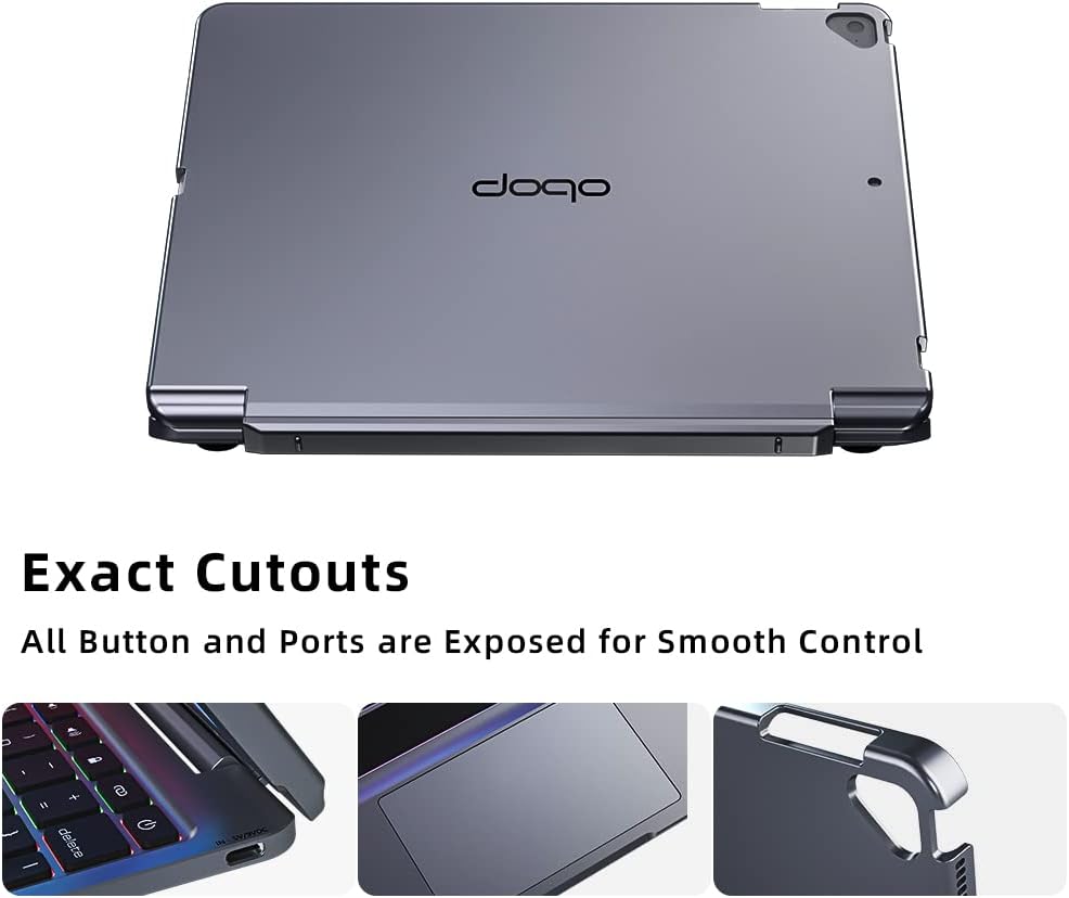 doqo Magnetic Keyboard Case for iPad Air 5th Generation(2022)/iPad Air 4th Generation(2020), iPad Pro 11 2018/2020/2021