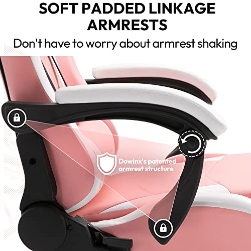Dowinx Gaming Chair Ergonomic Racing Style Recliner with Massage Lumbar Support