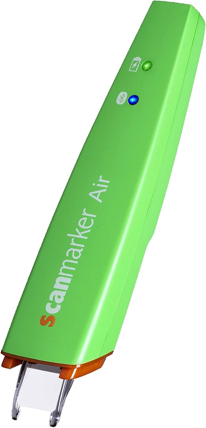 Scanmarker Air Pen Scanner - OCR Digital Highlighter and Reader - Wireless (Black, Scanmarker Air)