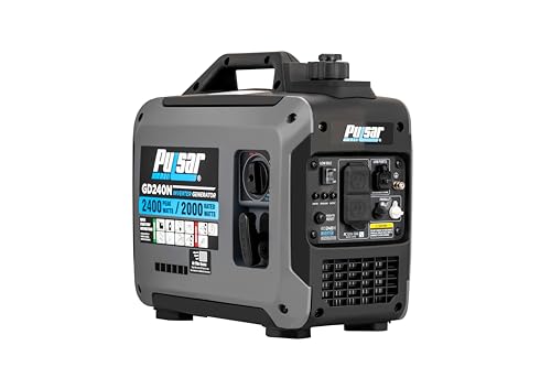 Pulsar Products GD400BN, 4000W Portable super-quiet Dual Fuel & Parallel Capability, RV-Ready, CARB Compliant