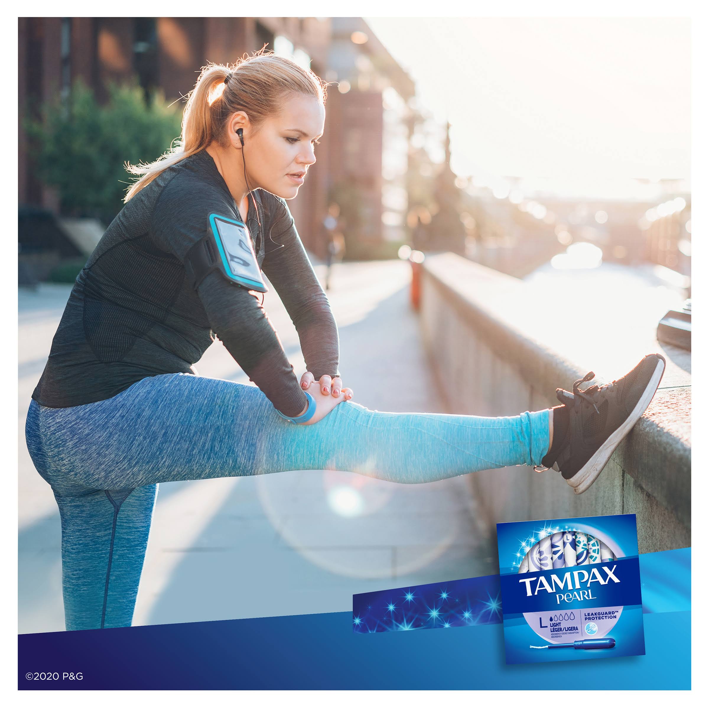 Tampax Pearl tampons Light Plastic Unscented, 200 Count