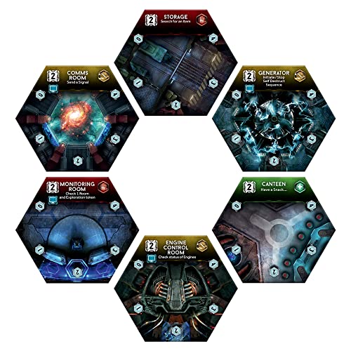 Nemesis Board Game - Sci-Fi Horror Adventure! Detailed Miniatures, Cooperative & Strategy Gameplay, Space Survival Challenge, Ages 14+, 1-5 Players