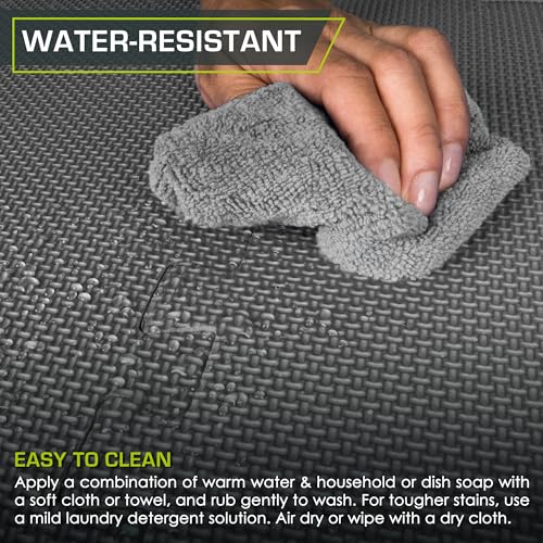 ProsourceFit Extra Thick Puzzle Exercise Mat , EVA Foam Interlocking Tiles for Protective, Cushioned Workout Flooring for Home and Gym Equipment