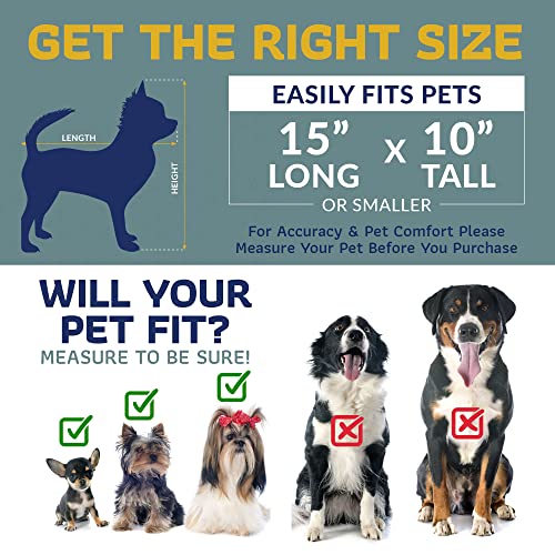 Airline Compliant Pet Carrier - Rolling Portable Travel Carry Crate for Small Dog, Puppy or Cat