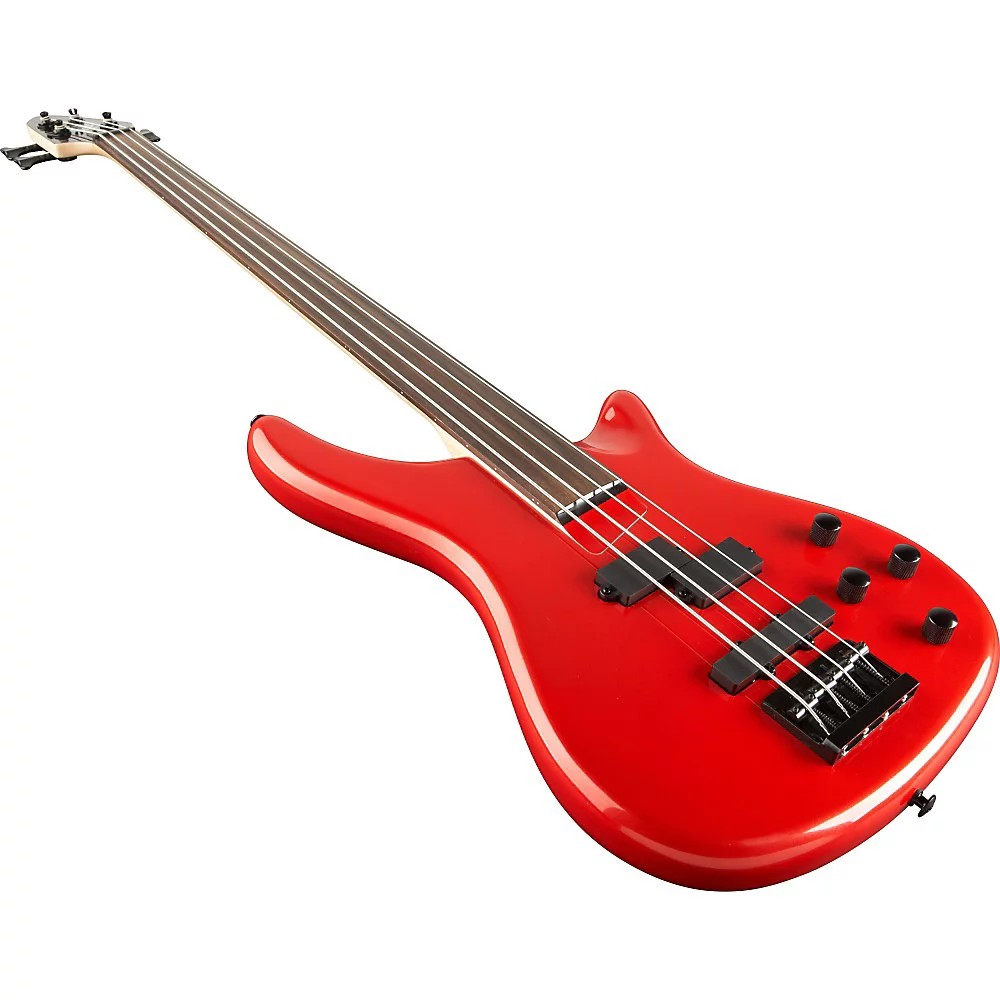 Rogue LX200BF Fretless Series III Electric Bass Guitar Candy Apple Red
