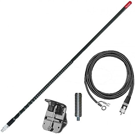 FireStik FG4648-B Four foot No-ground plane CB antenna kit (Black)