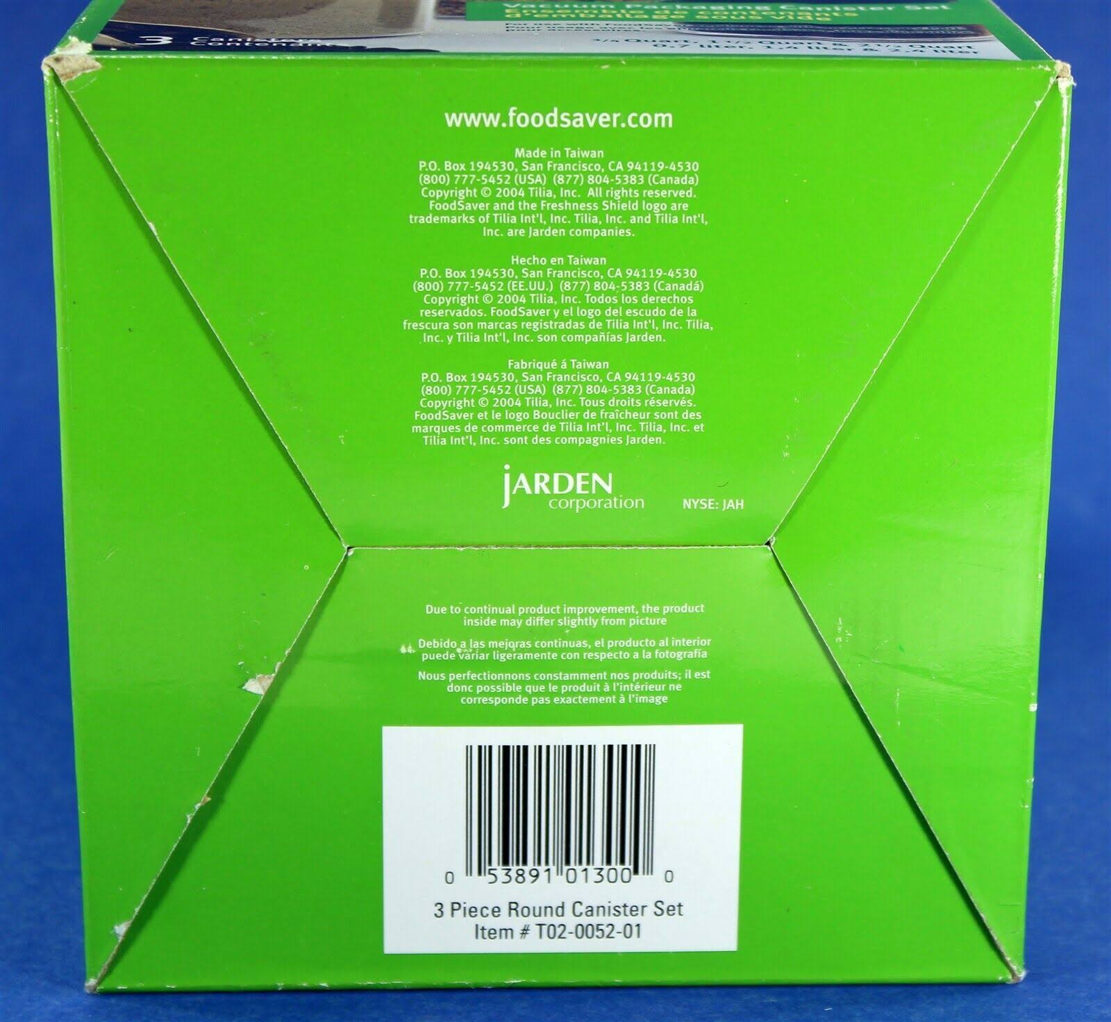 Foodsaver 3-Piece Canister Set