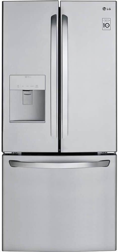 LG LFDS22520S 30 Inch French Door Refrigerator with 21.8 cu. ft. Capacity
