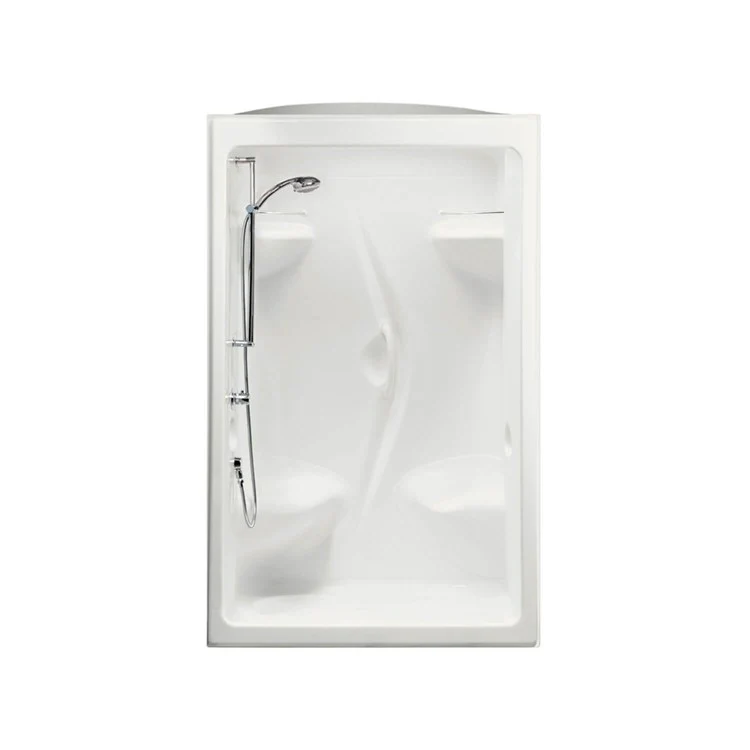 Shower Stamina 48-I Alcove 1 Piece White 51 x 36 Inch Acrylic Left Seat Center Drain 51 Inch