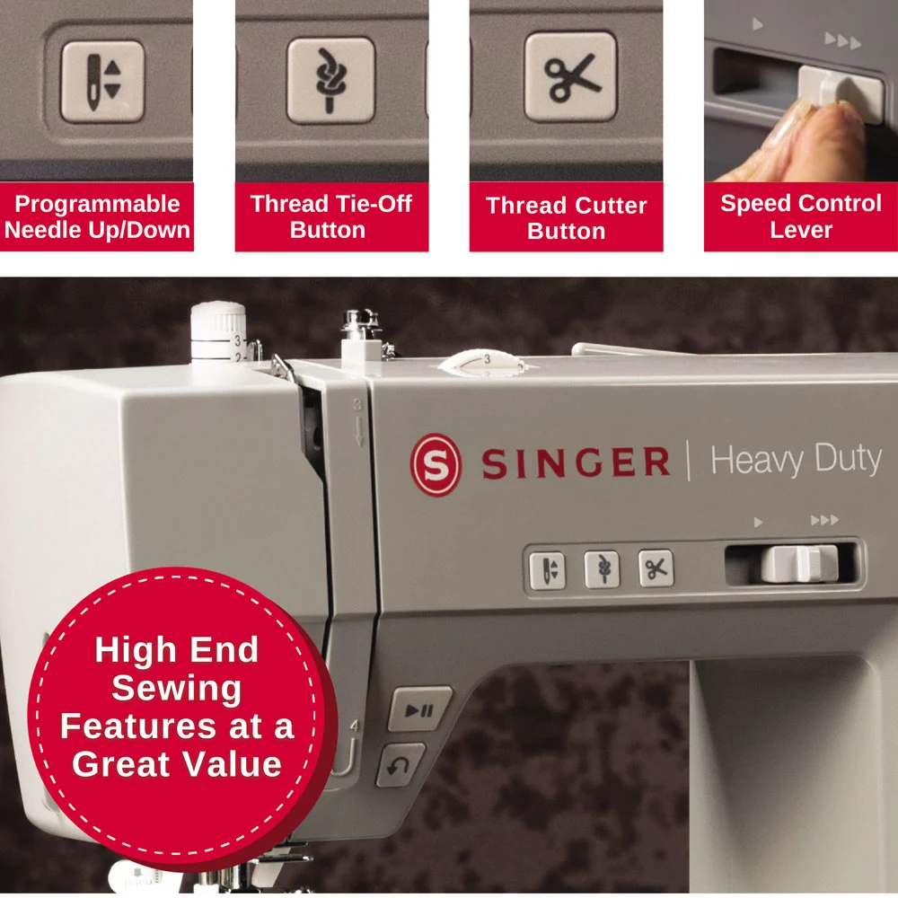 Singer 6800C Heavy Duty Computerized Sewing Machine - Radiant Selections