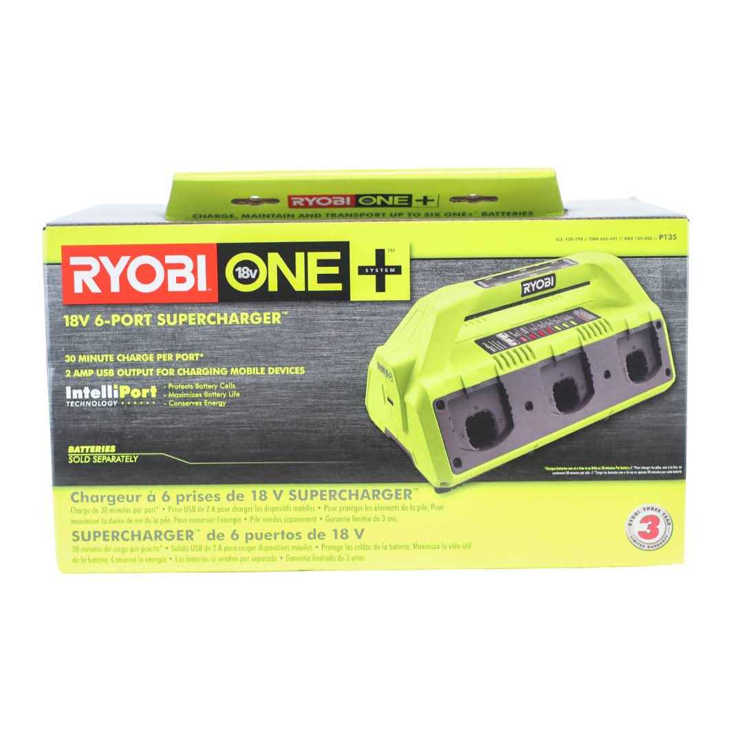RYOBI P135 18V One+ 6-Port Supercharger - Shop Hardware Tools Online Store