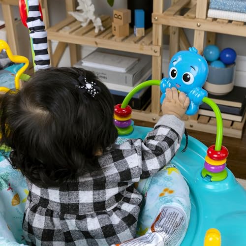 Baby Einstein Neptune's Ocean Discovery Activity Jumper, Ages 6 months +, Max weight 25 lbs., Unisex
