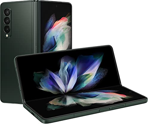 SAMSUNG Galaxy Z Fold 3 5G US Version, 256GB, Phantom Black - Unlocked (Renewed)
